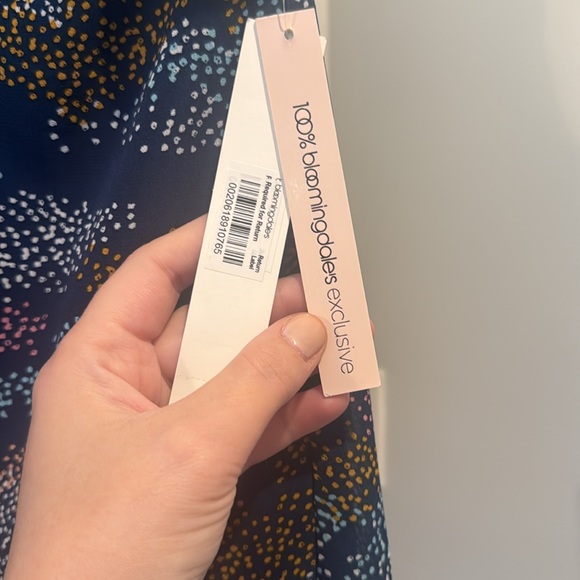 Aqua Confetti Chiffon Top - Picture 6 of 8